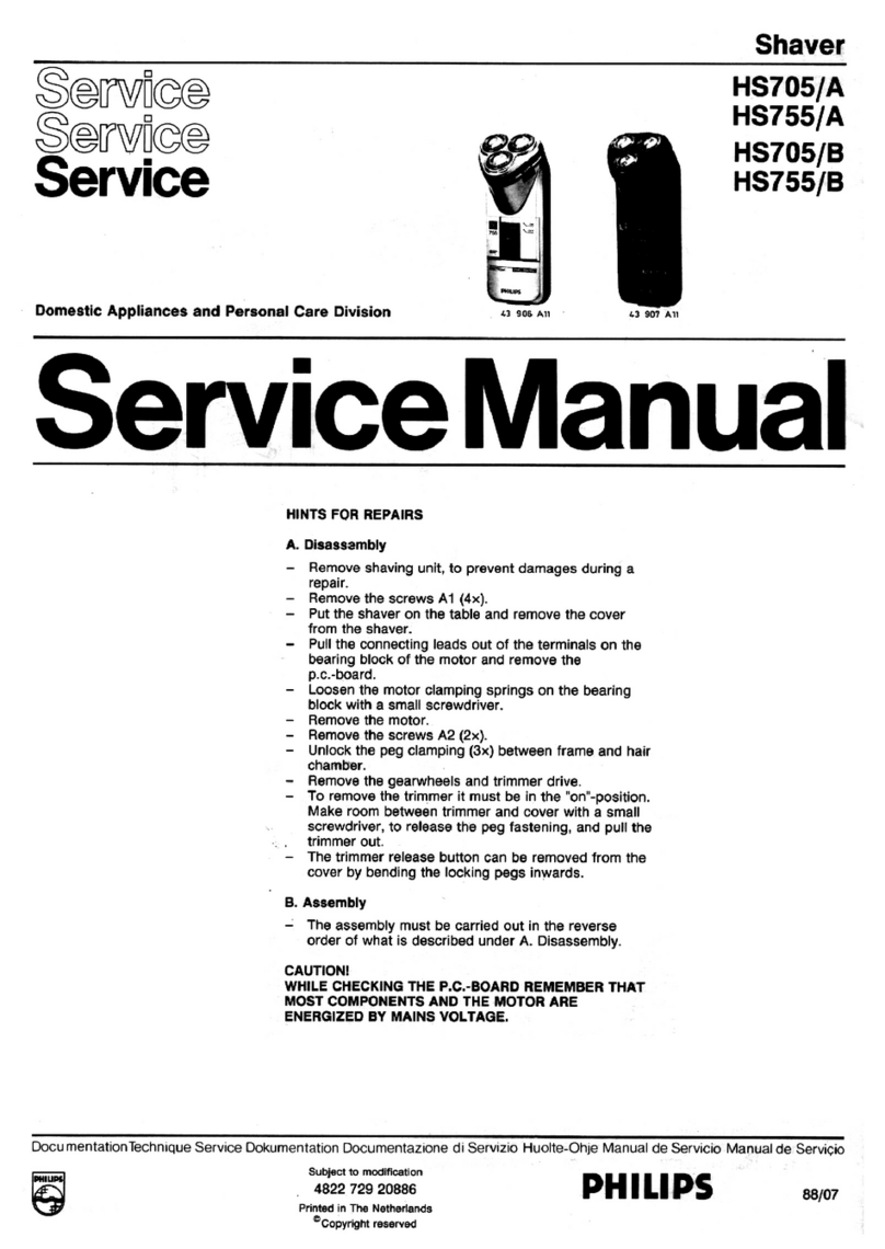 Philips HS705/A User manual