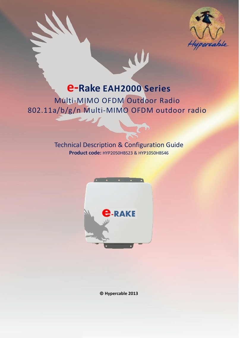 Hypercable e-Rake EAH2001-25 User manual