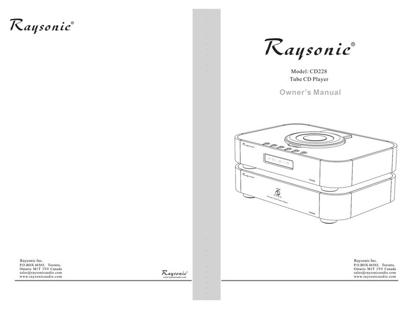 Raysonic CD228 User manual