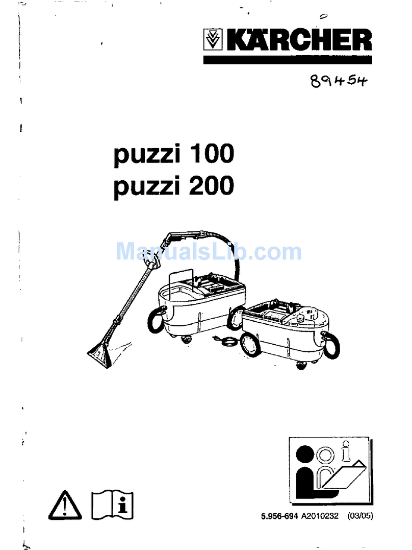 Kärcher puzzi 100 User manual