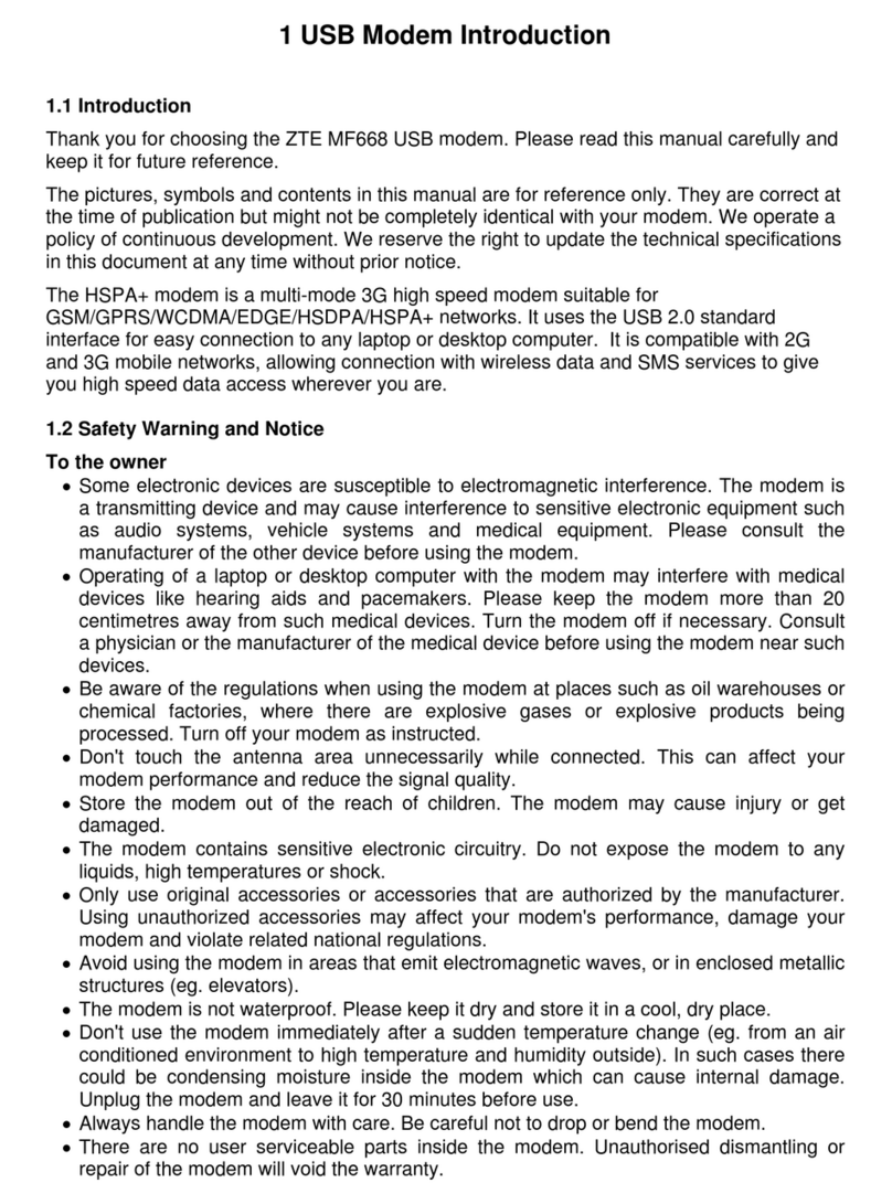 Zte MF668 User manual