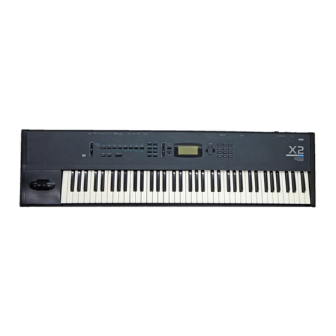 Korg X2 User guide