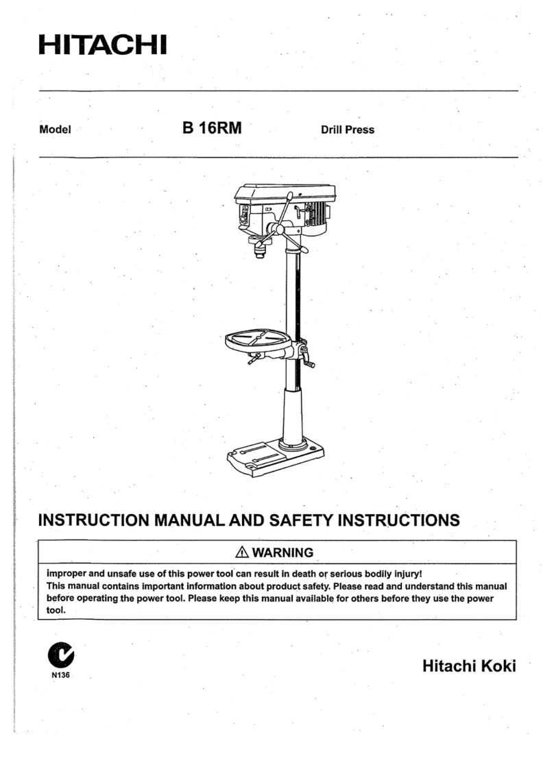 Hitachi B 16RM Instruction Manual