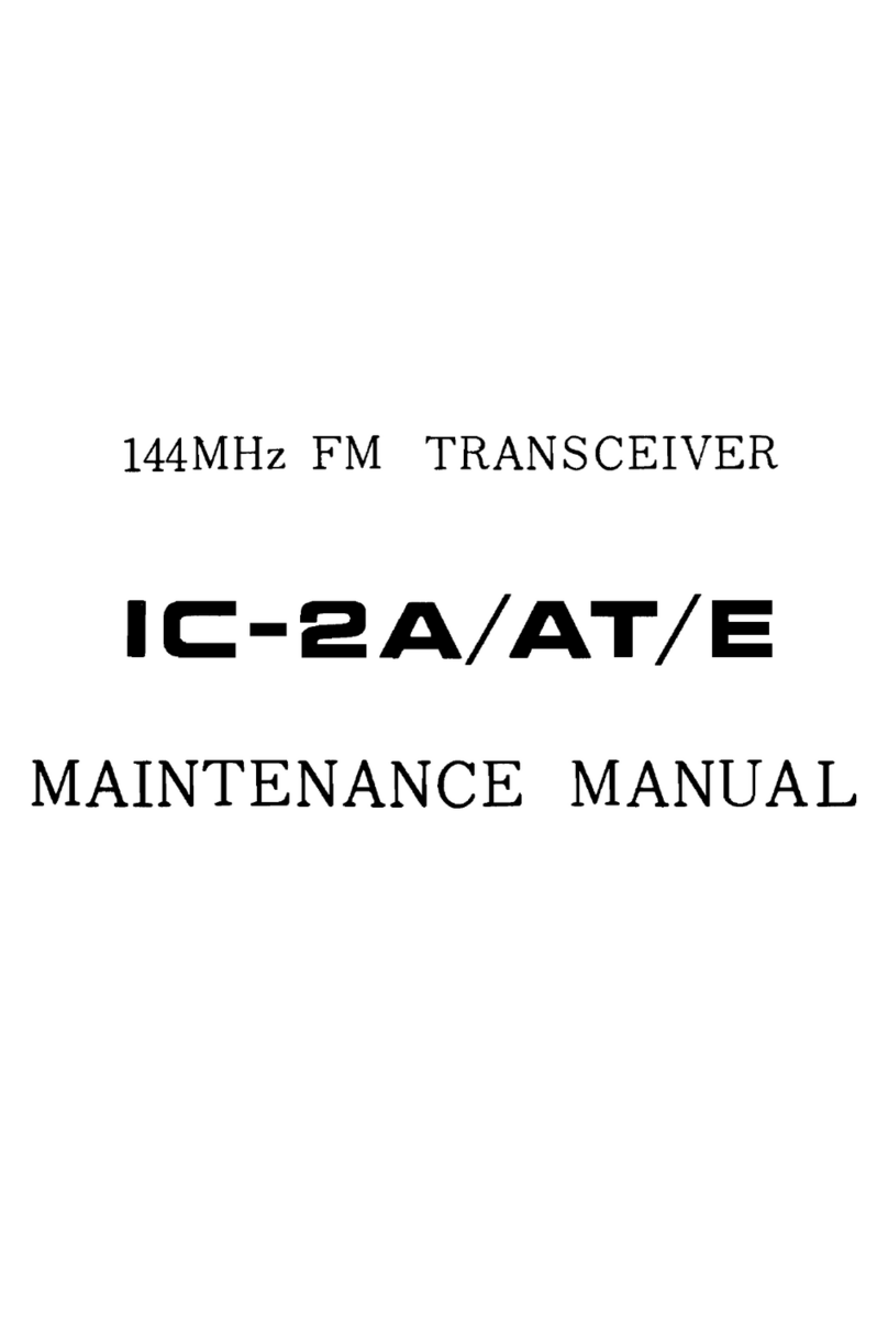Icom IC-2A User manual