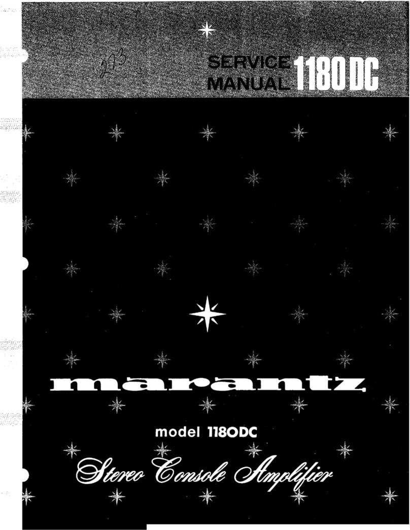 Marantz 1180DC User manual