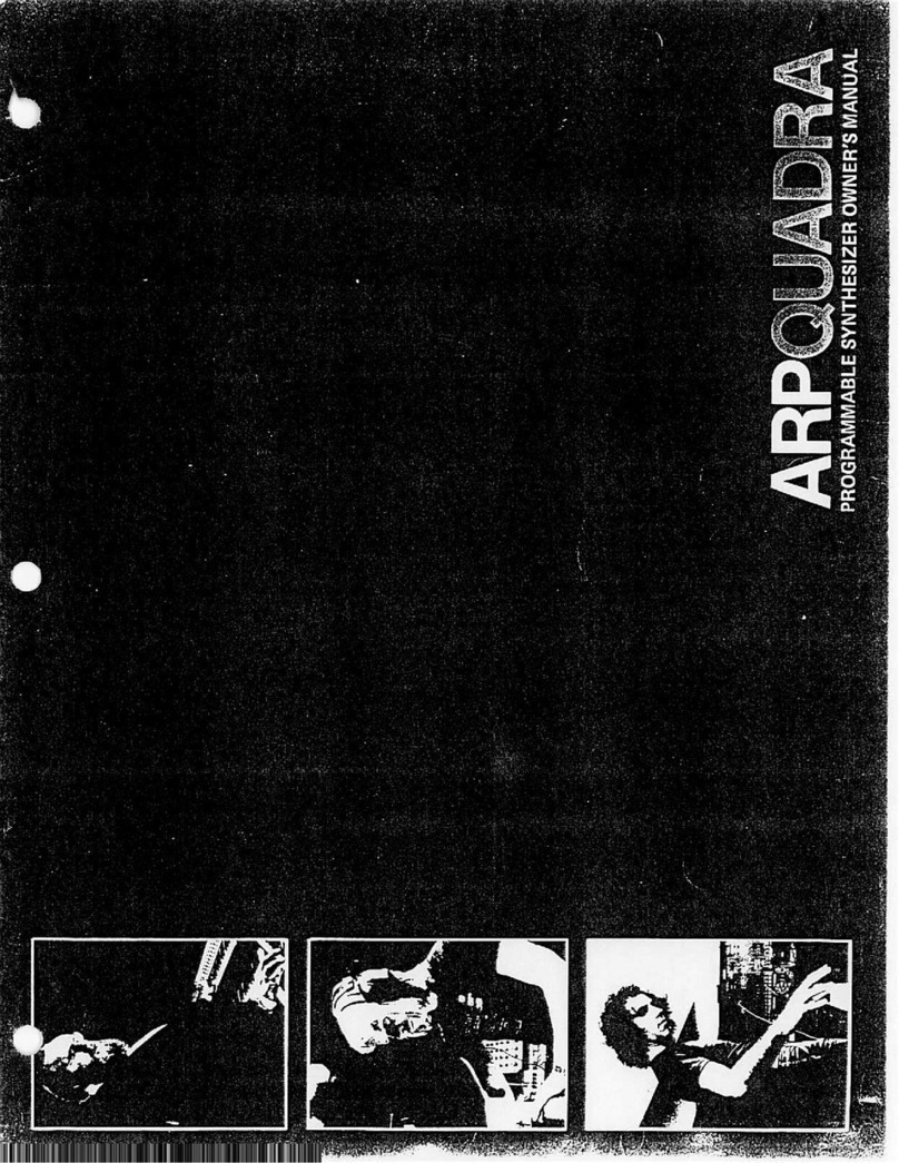 ARP Instruments Quadra User manual
