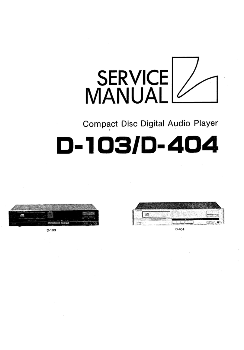 Luxman D-103 User manual