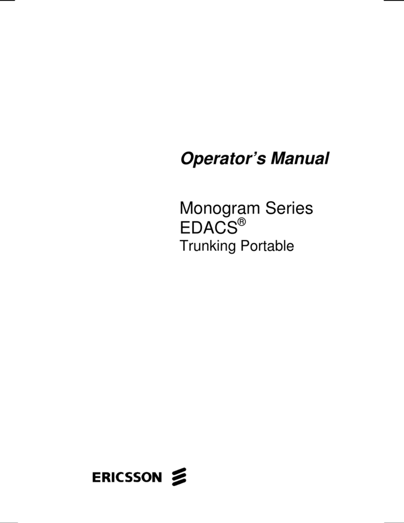 Ericsson GE Monogram Series User manual Ericsson GE Monogram Series User manual
