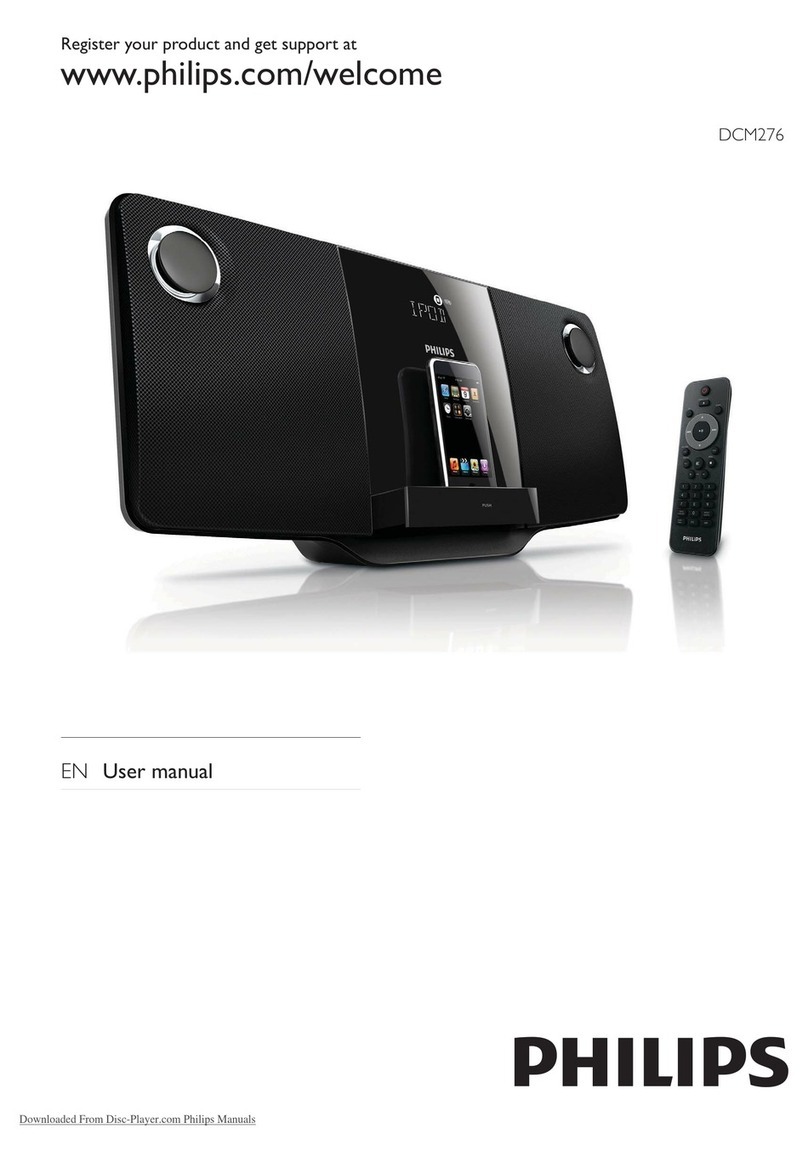 Philips DCM276 User manual