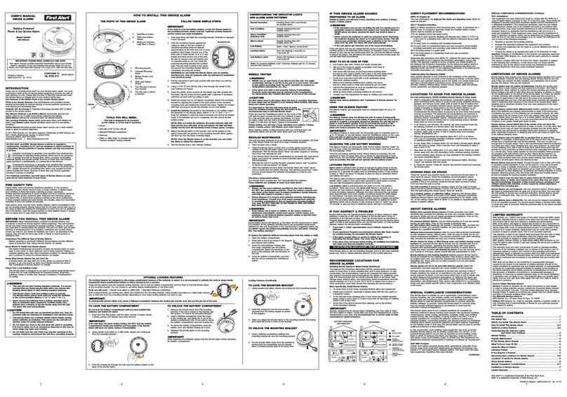 First Alert SA320 User manual