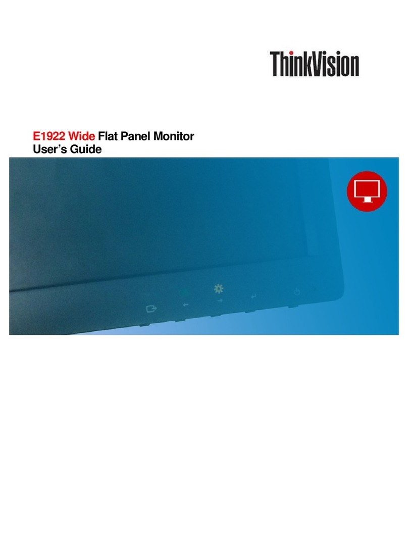 ThinkVision E1922 User manual
