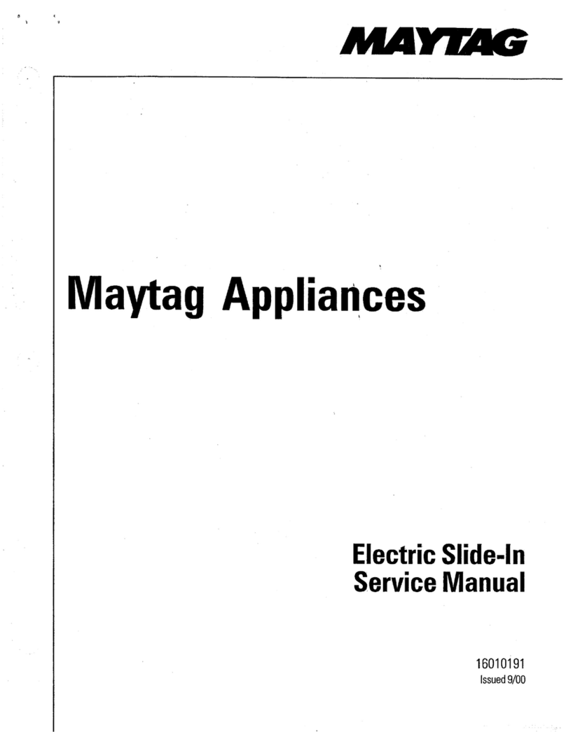 Maytag CDE852 User manual