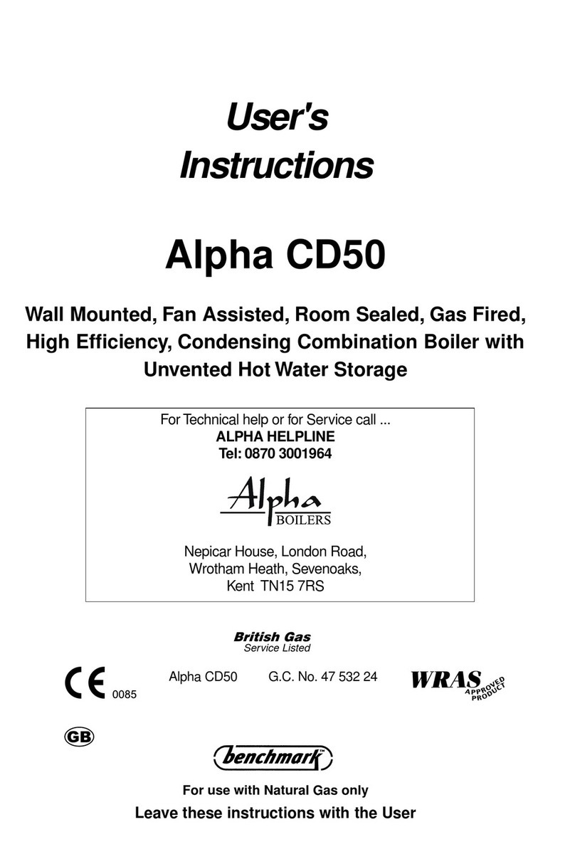 Alpha Boilers CD50 User manual