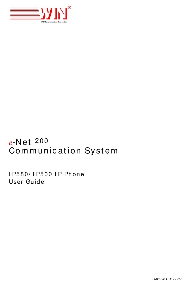 Win IP580 User manual