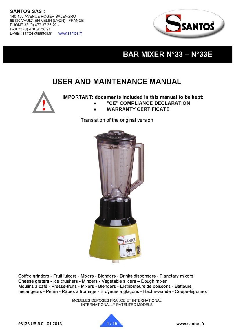 Santos 33 Operating instructions
