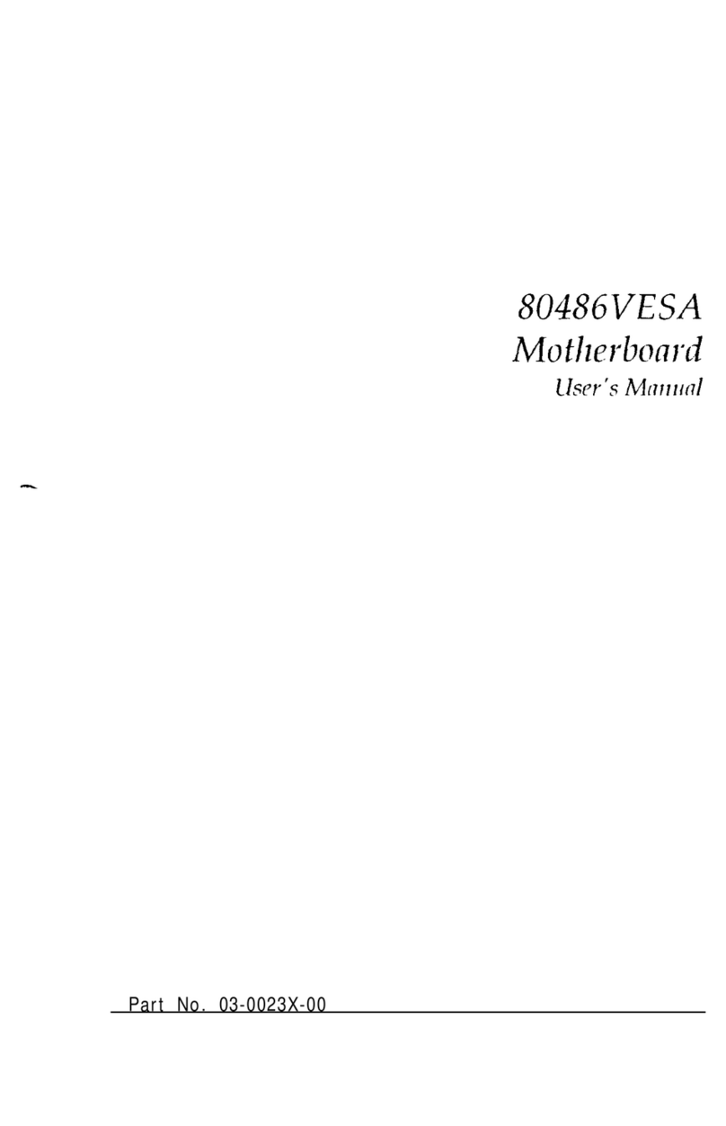 VESA 80486VESA User manual