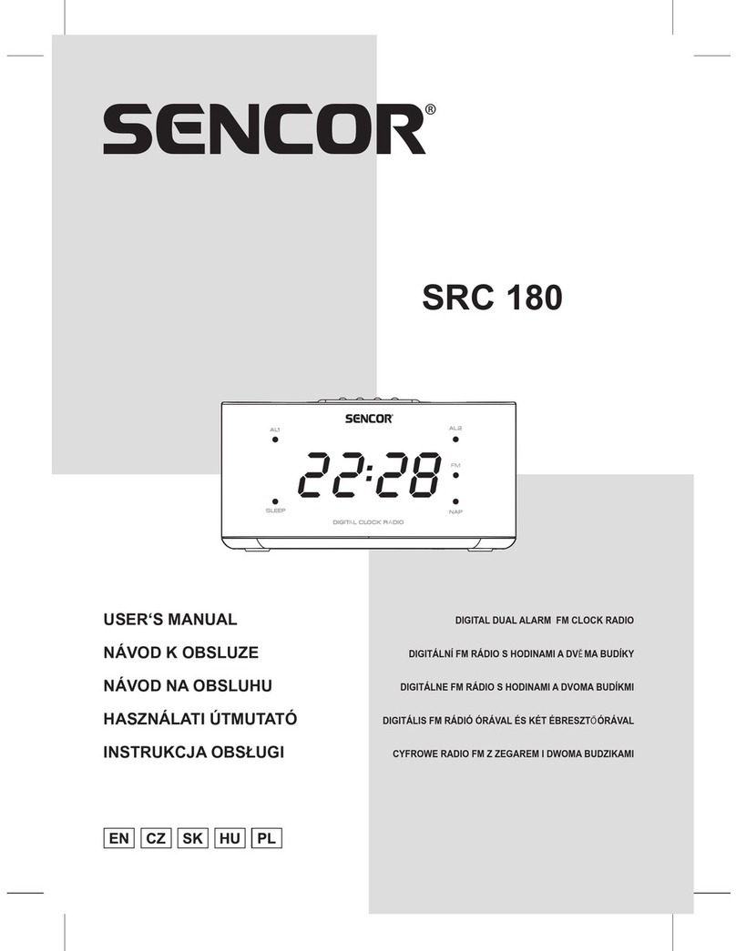 Sencor SRC 180 User manual