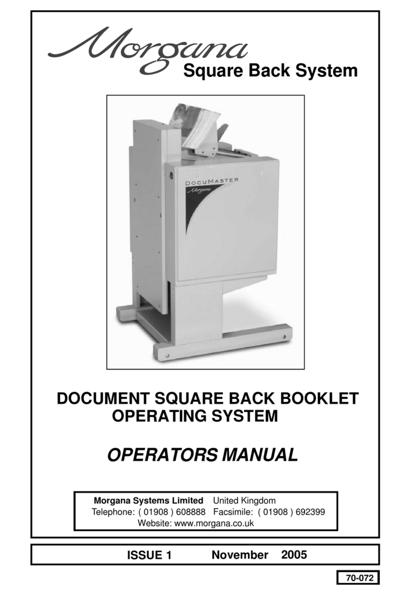 Morgana DocuMaster Automatic SquareBack User manual