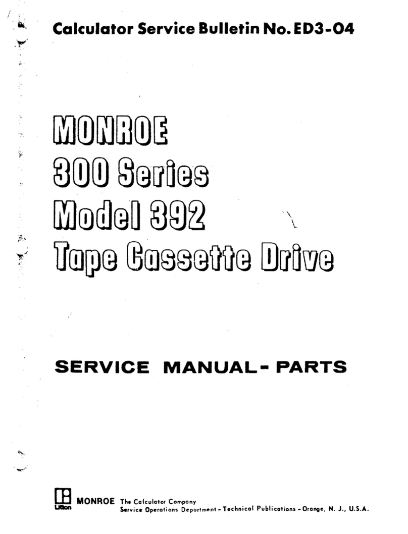 Monroe 392 User manual Monroe 392 User manual