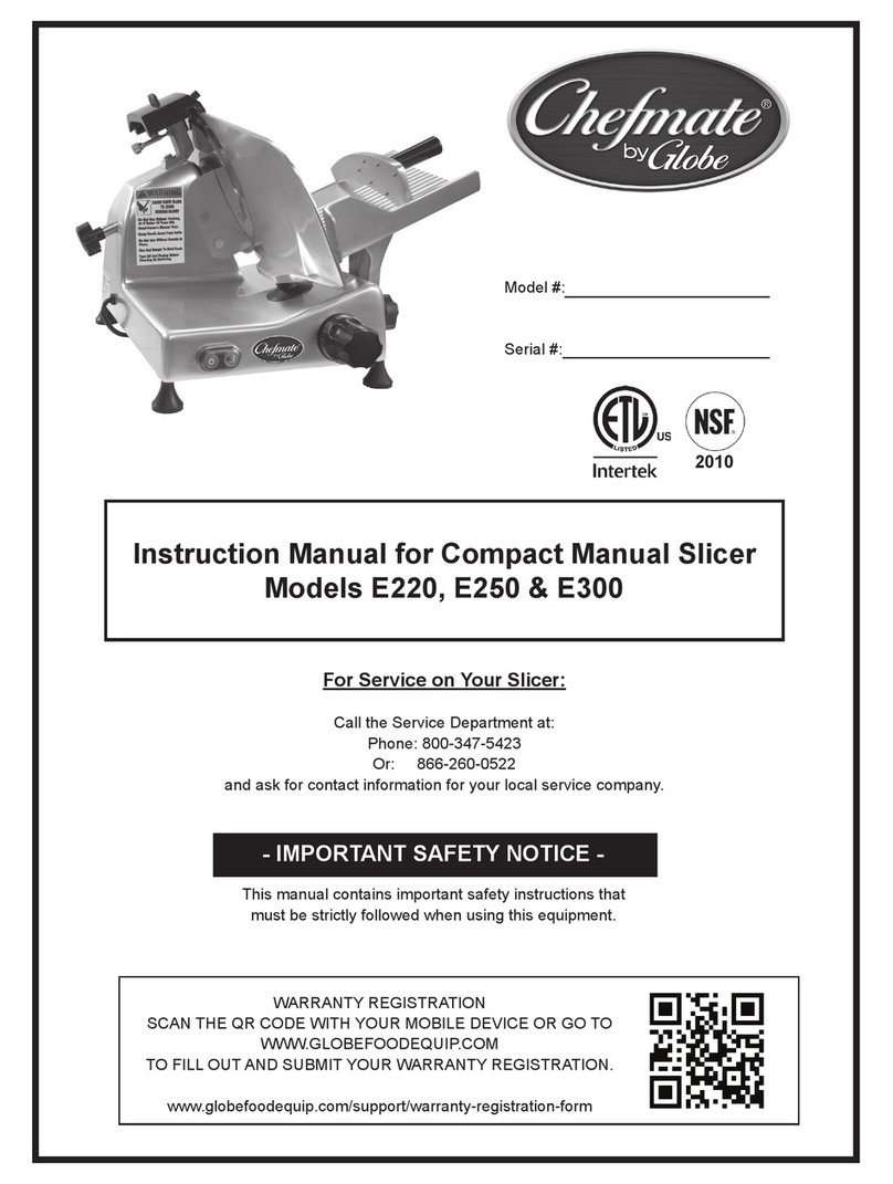 Chefmate E220 User manual