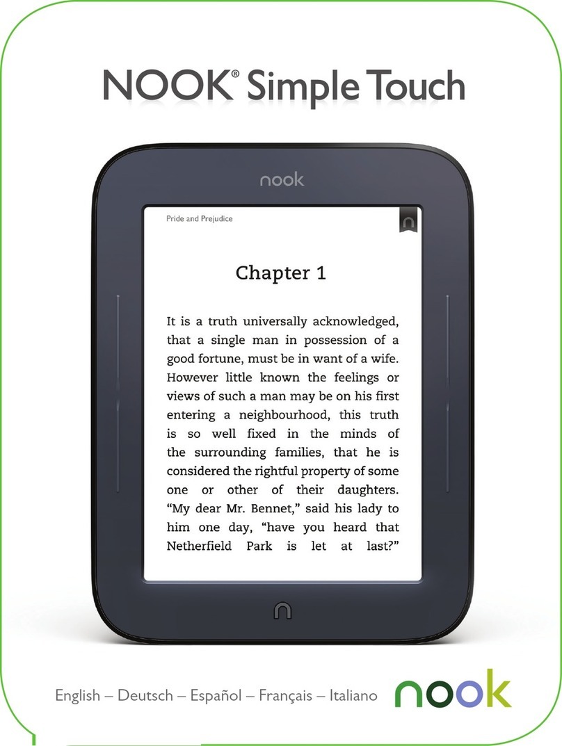 NOOK Simple Touch User manual NOOK Simple Touch User manual