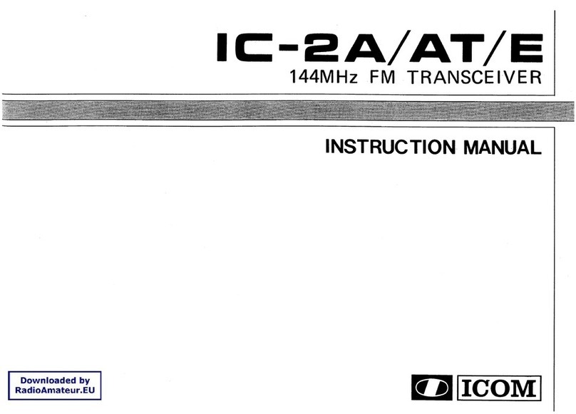 Icom IC-2A User manual