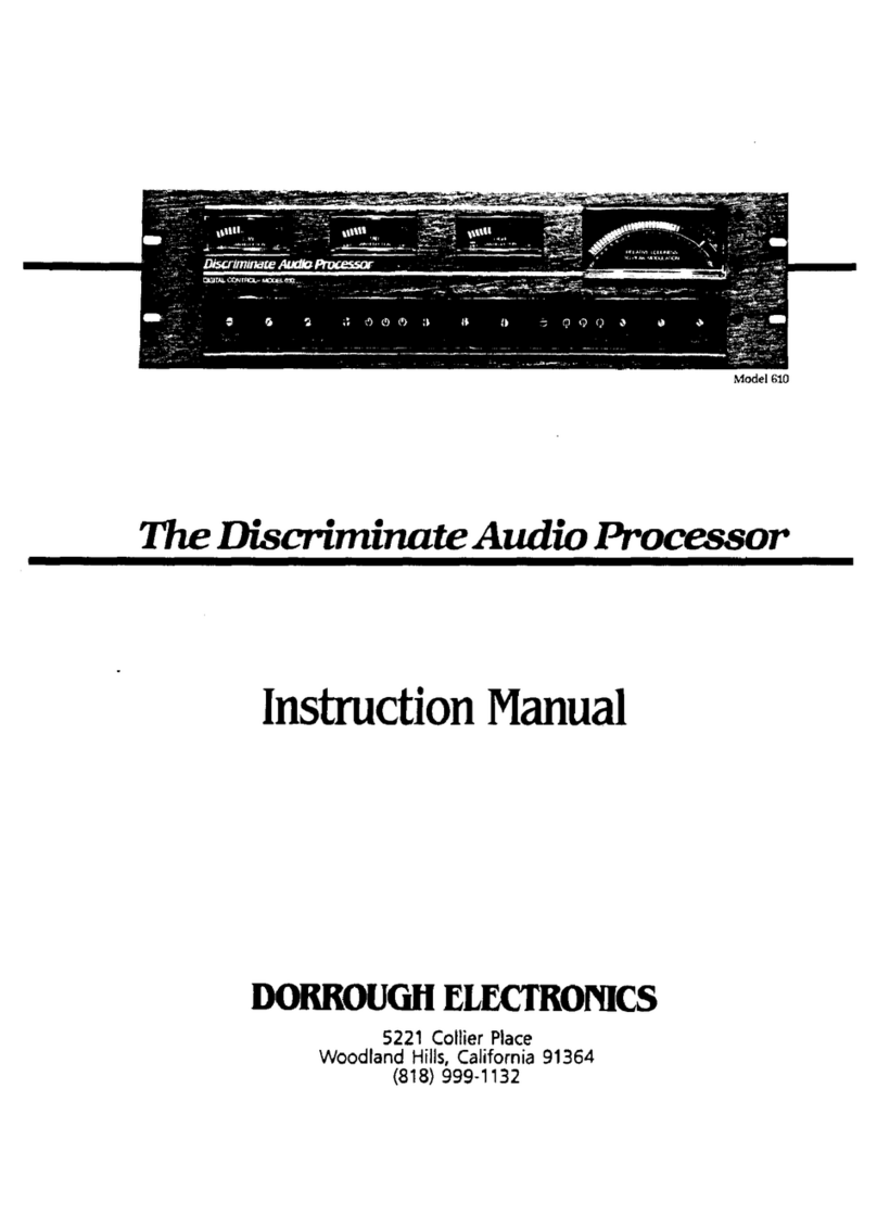 Dorrough 610 User manual
