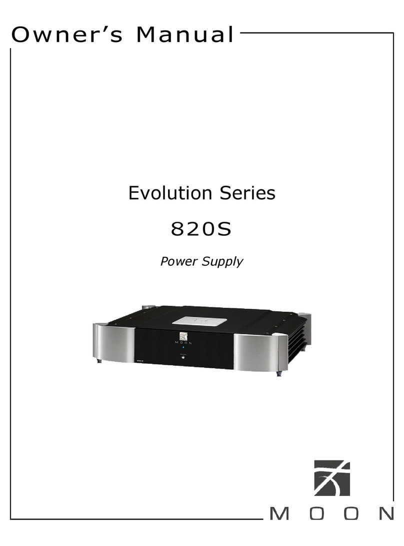 moon Evolution 820S User manual