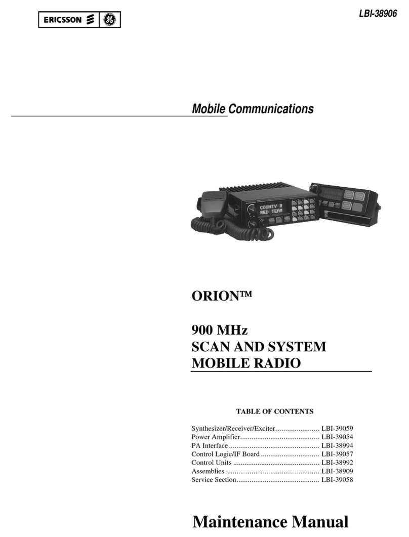 Ericsson ORION User manual