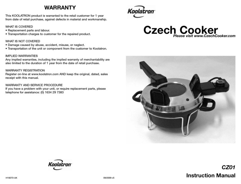 Koolatron CZ01 User manual