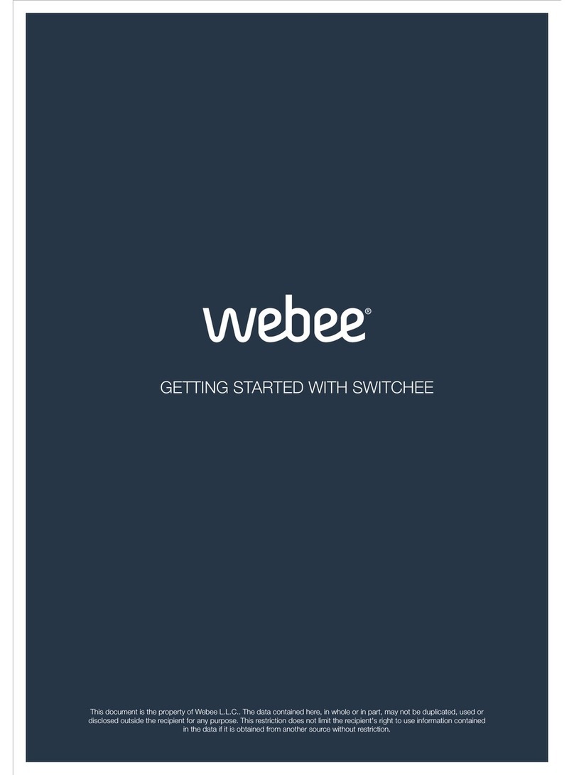 Webee SWITCHEE User manual Webee SWITCHEE User manual