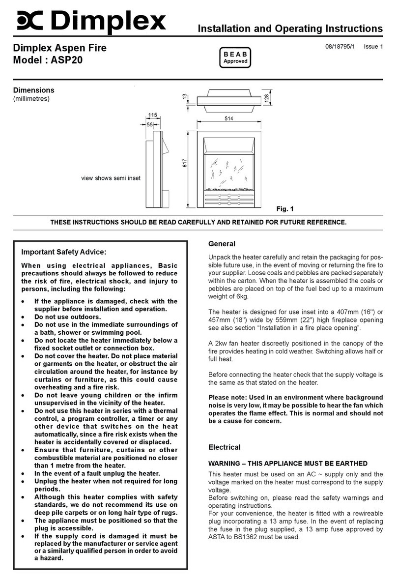 Dimplex ASP20 User manual