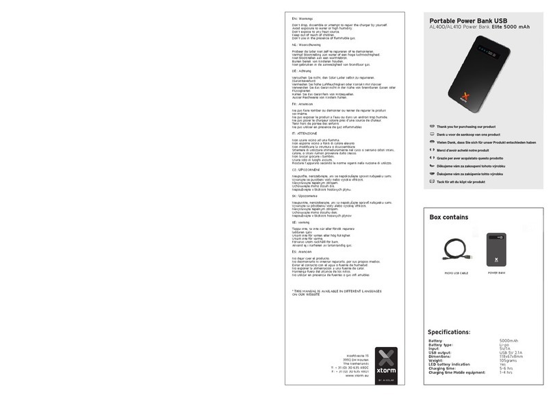 xtorm AL400 User manual
