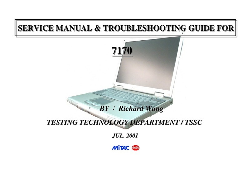 MiTAC 7170 User manual