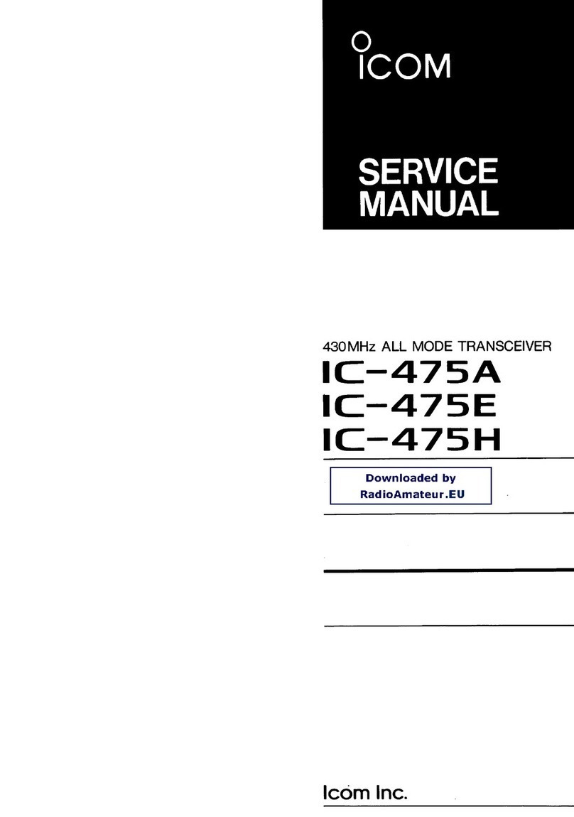 Icom IC-475A User manual