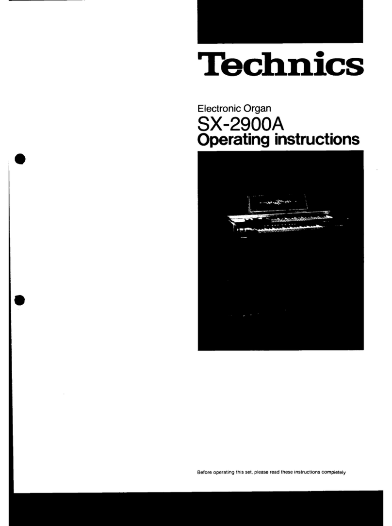 Technics SX-2900A User manual