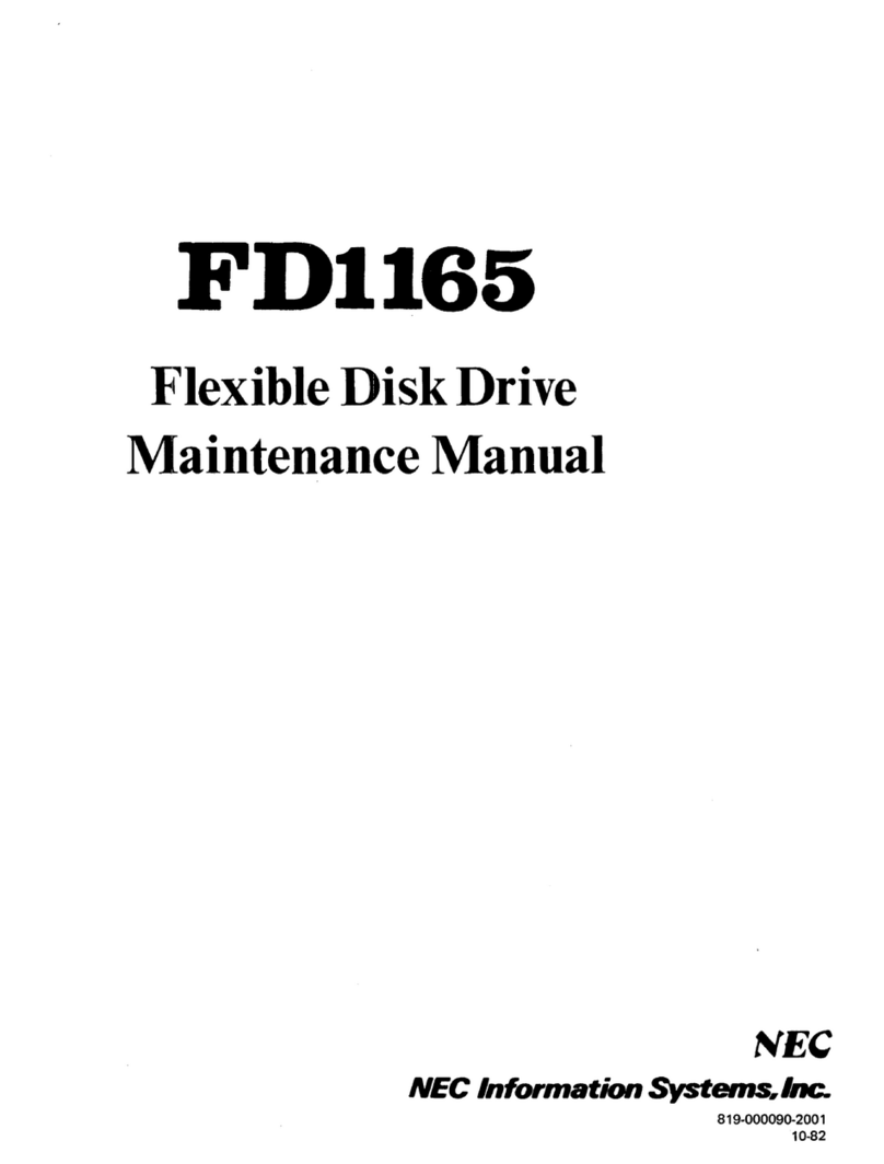 NEC FD1165 User manual