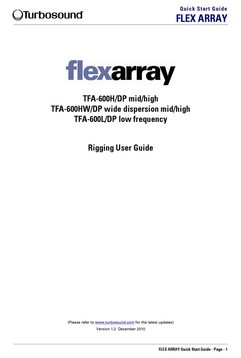 Turbosound flexarray User manual