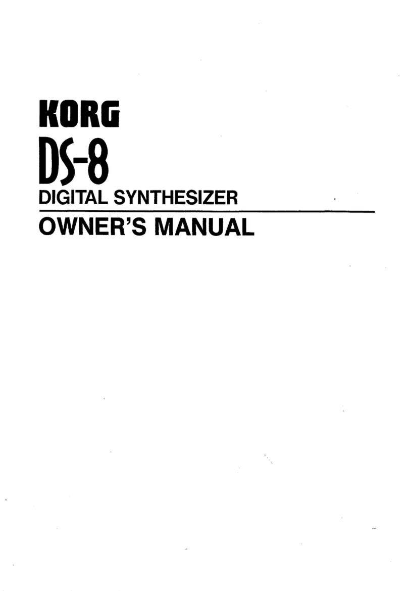 Korg DS-8 User manual