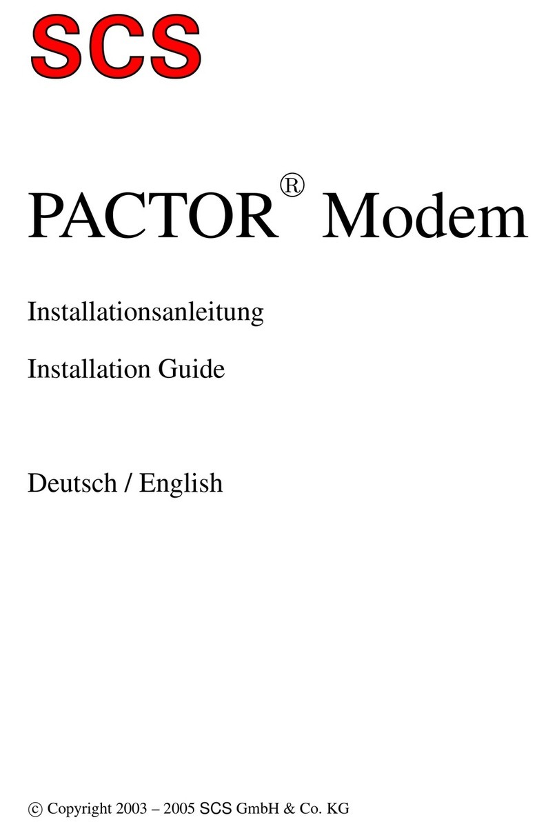 SCS Pactor User manual