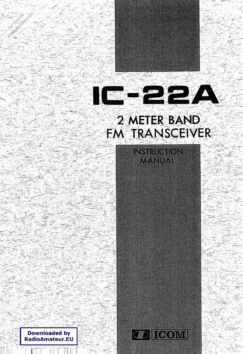 Icom IC-22A User manual