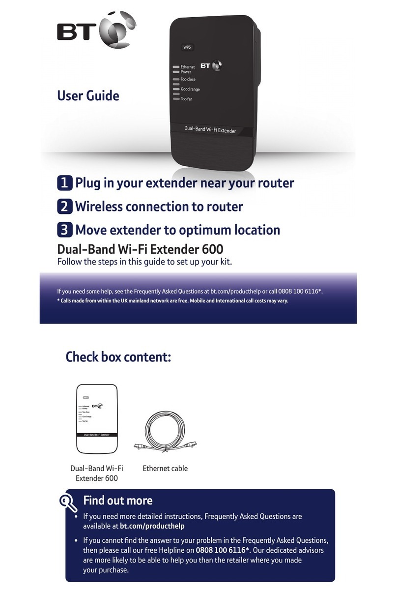 BT RELATE 600 User manual