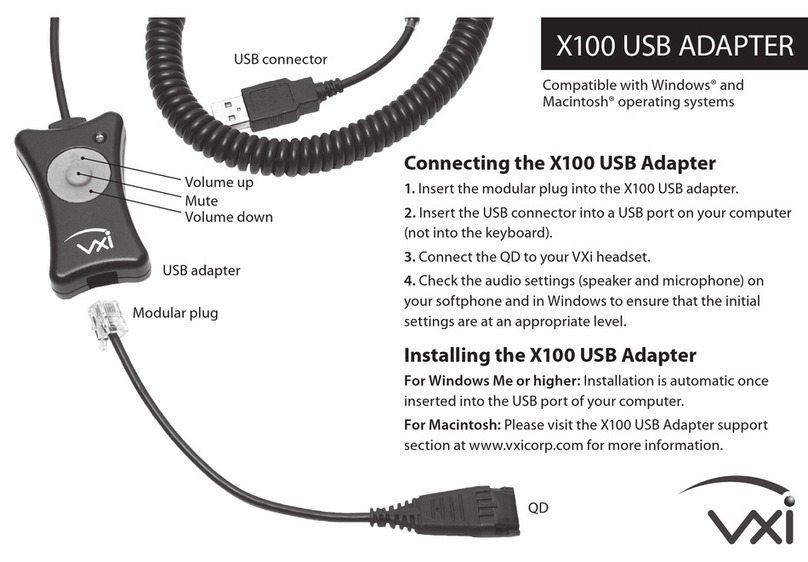 VXI X100 User manual