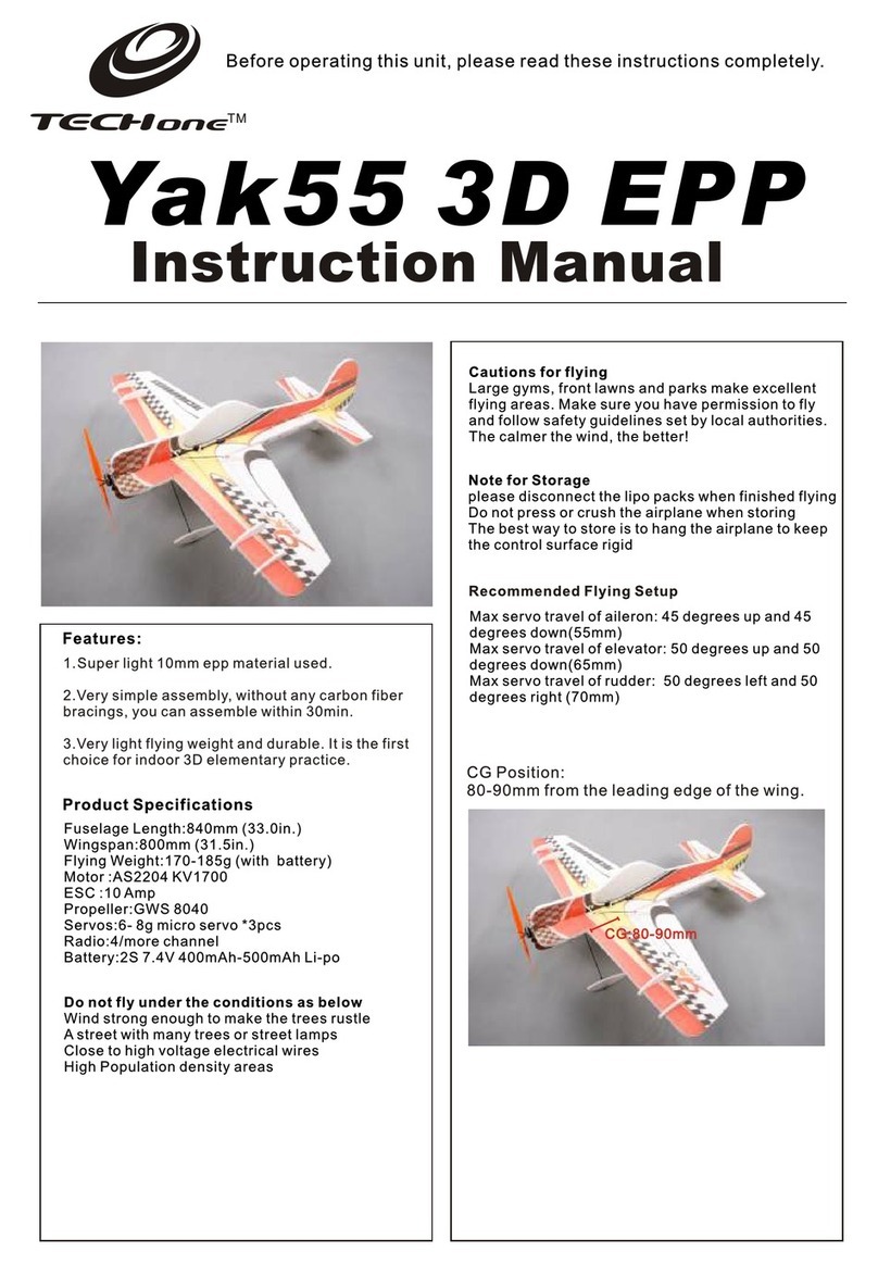 Techone Yak55 3D EPP User manual