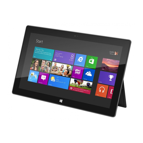 Microsoft SURFACE RT User manual