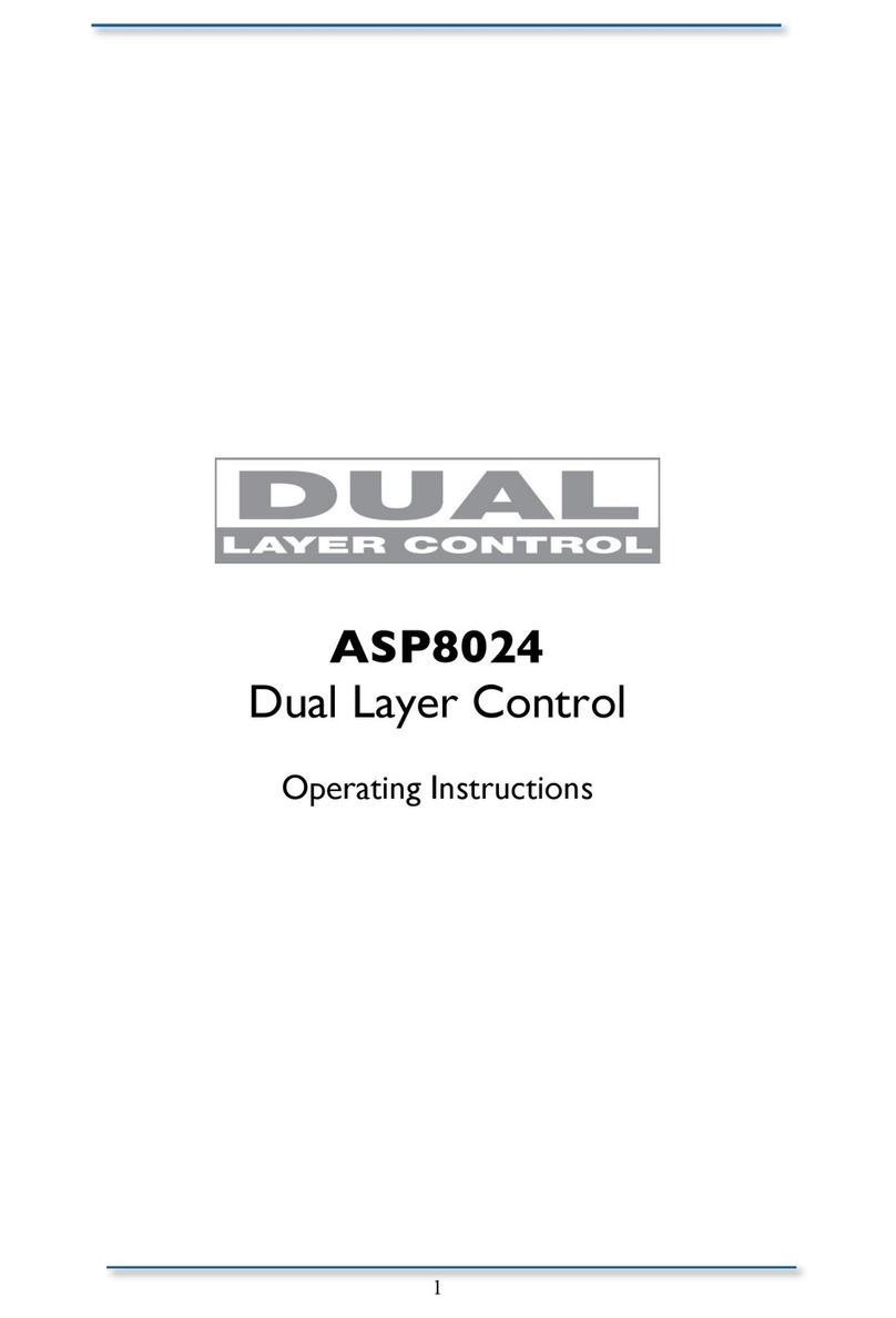 Audient ASP8024 Dual Layer Control User manual Audient ASP8024 Dual Layer Control User manual