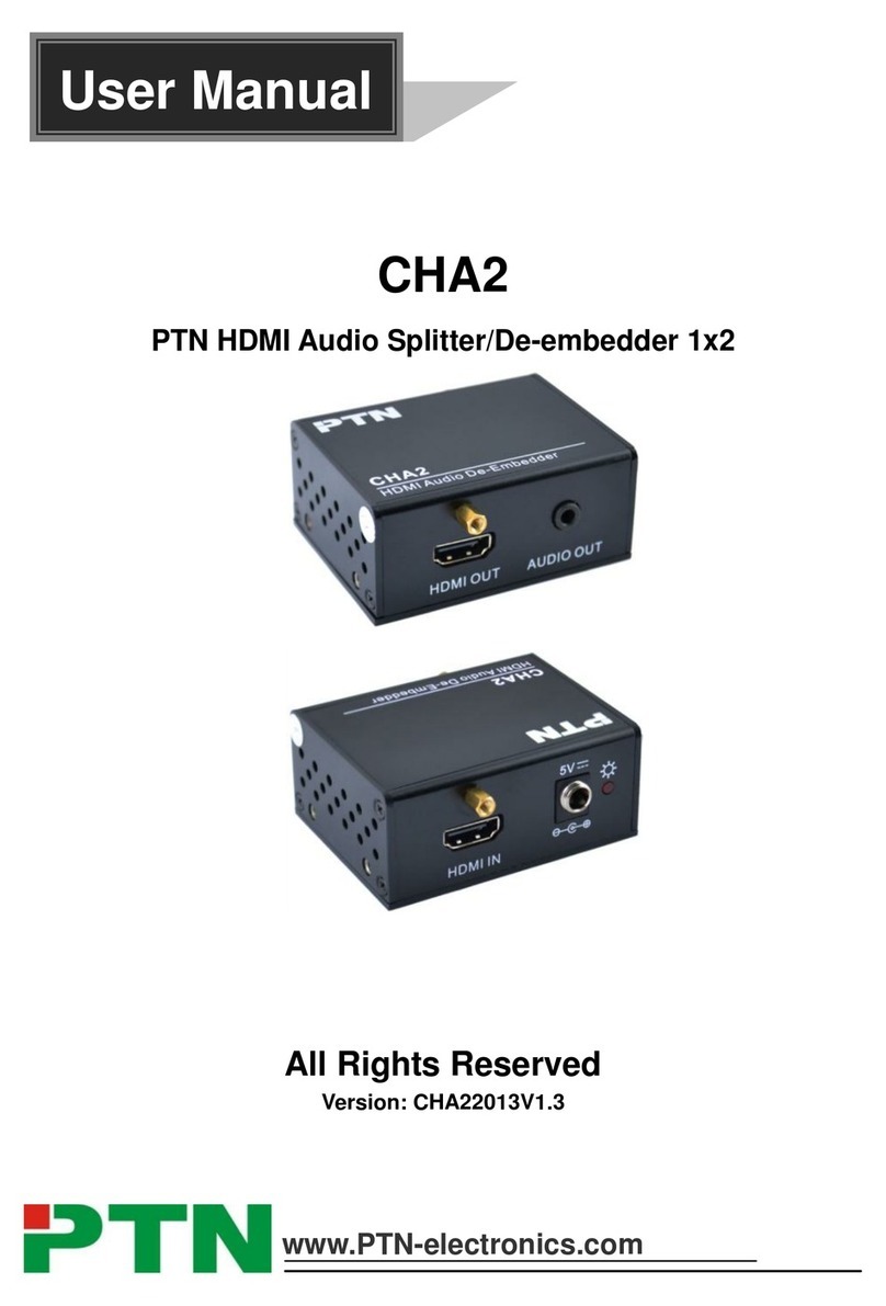 PTN CHA2 User manual