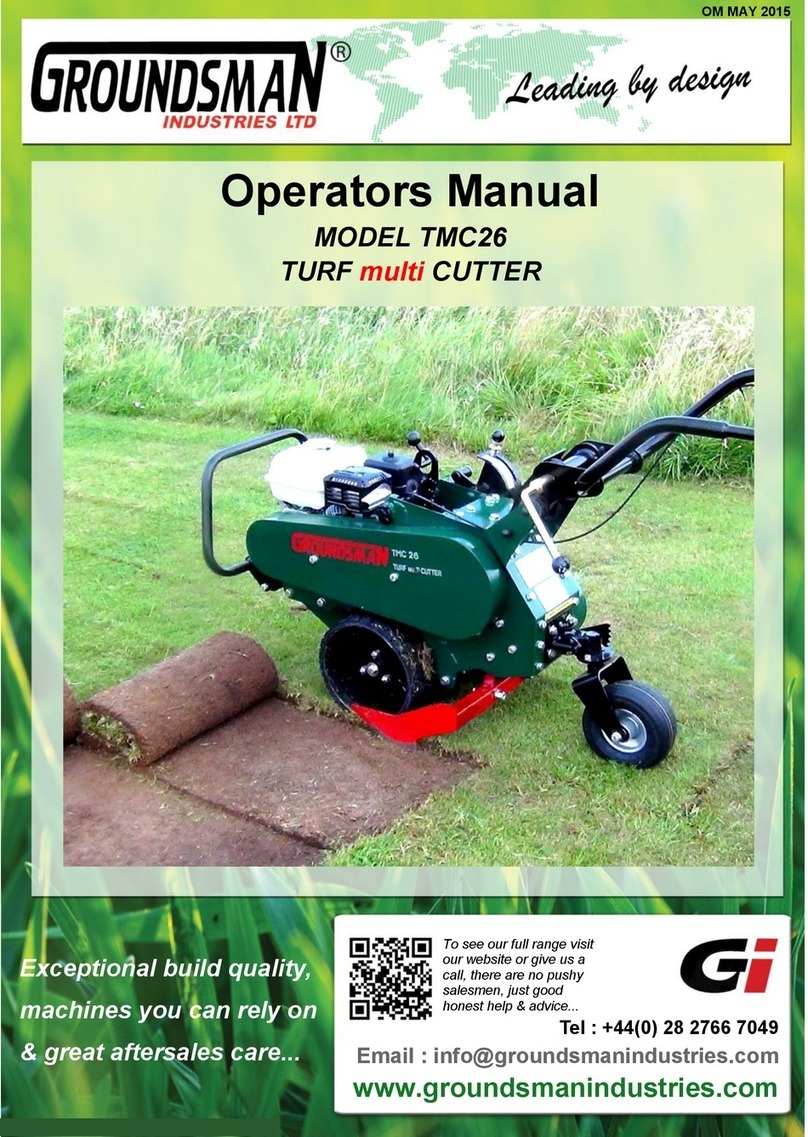 Groundsman TMC26 User manual