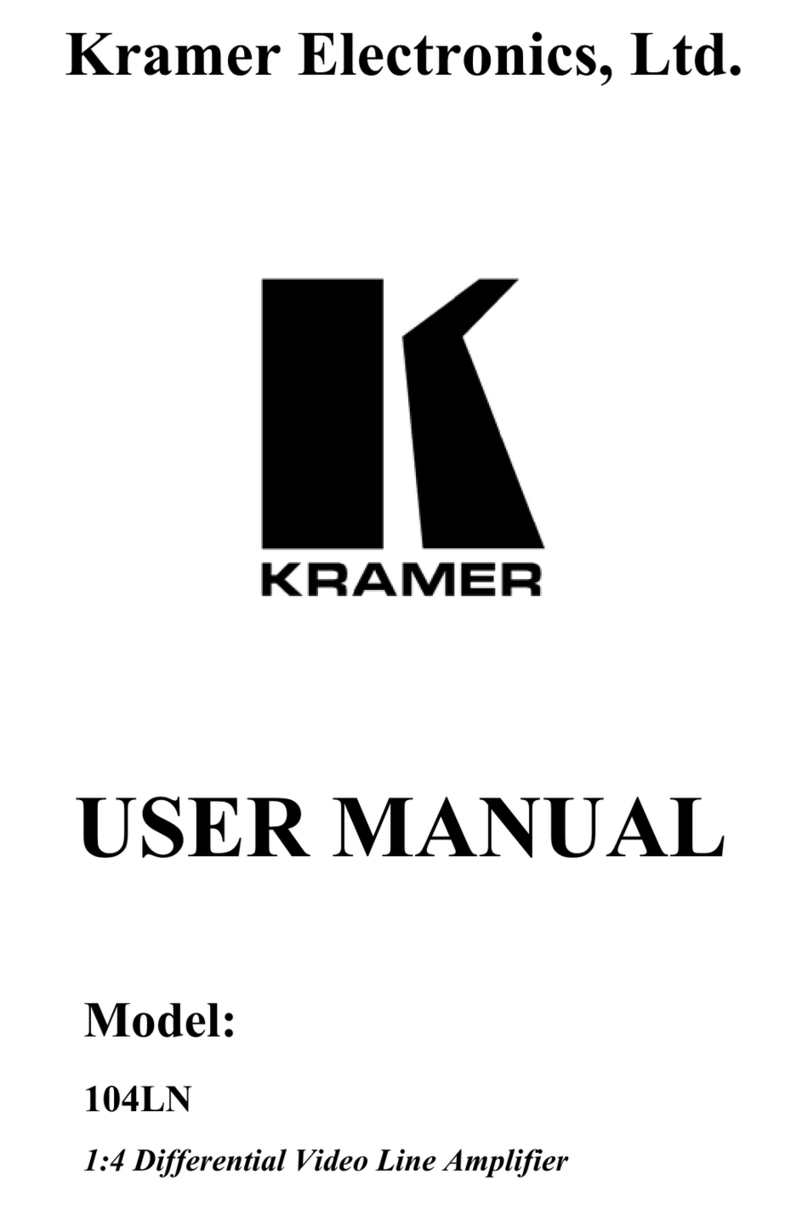Kramer 104LN User manual