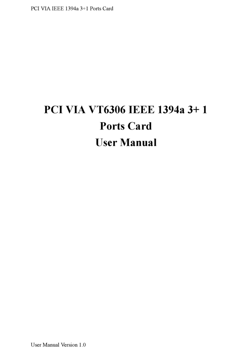 Sedna VT6306 User manual
